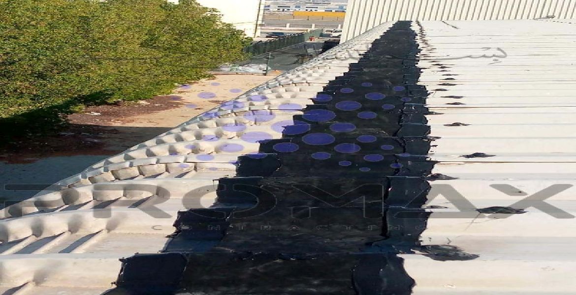 Epro - metal roof waterproofing project by Promax in Dubai, UAE
